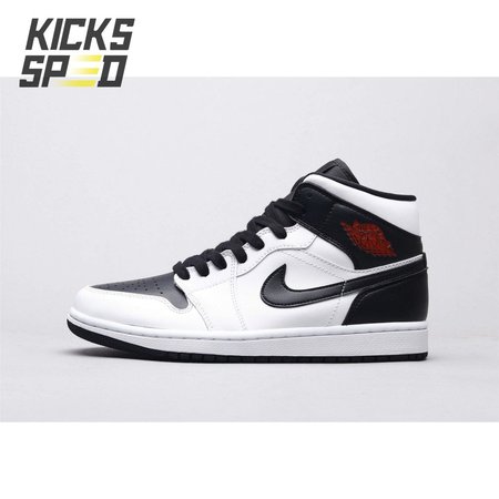 Air Jordan 1 Mid Reverse Black Toe 40-46