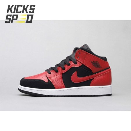 Air Jordan 1 Mid Reverse Bred 36-46