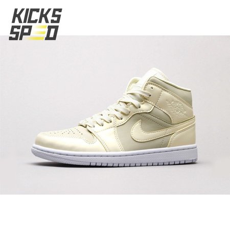 Air Jordan 1 MidGoose Feather Yellow 36-46