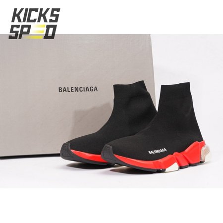 Balenciaga Speed LT SNEAKER Black Red Crystal SP36-45