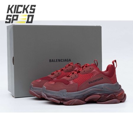 Balenciaga Triple S Burgundy Red 35-45