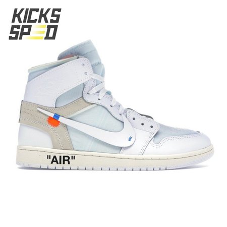 Off-White x Air Jordan 1 Retro High OG BG 'White' 2018 Size 36-47.5