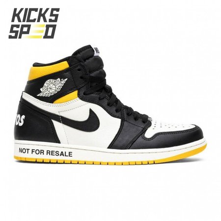 Jordan 1 Retro High "Not for Resale" Varsity Maize Size 40-47.5