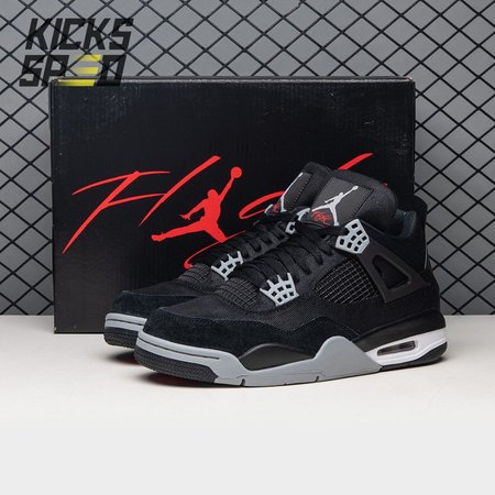 Air Jordan 4 Retro SE Black Canvas DH7138-006 Size 40-47.5