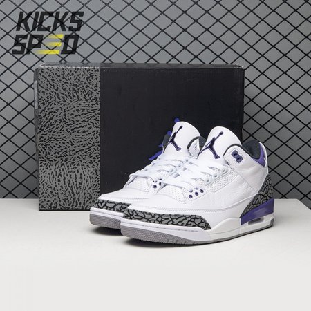 Air Jordan 3 Dark Iris CT8532-105 Size 40.5-47.5