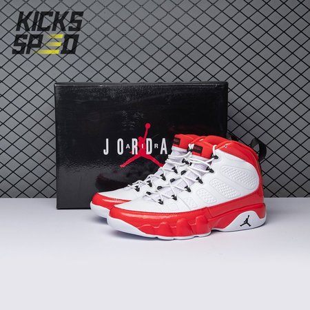 Jordan 9 Retro White Gym Red 302370-160 Size 40-47.5