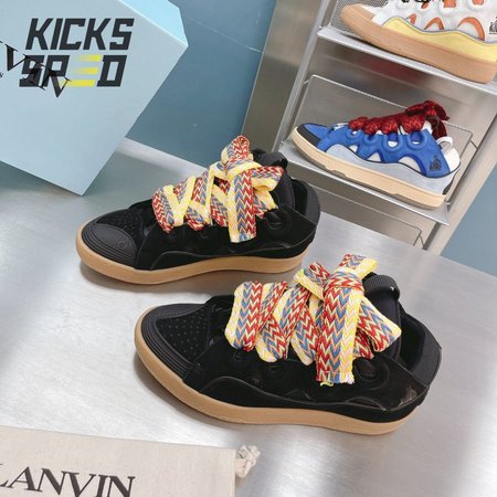 LANVIN Curb sneakers black DRA2-A2010 Size 35-45