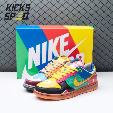 Nike Dunk Low What the Super Mario Custom Size 40-48.5