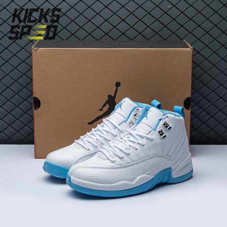 Jordan 12 Retro White University Blue (2004) (Women's) 308243-142 Size 40-47.5