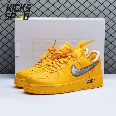 Off-White x Air Force 1 Low 'University Gold' Size 36-47.5