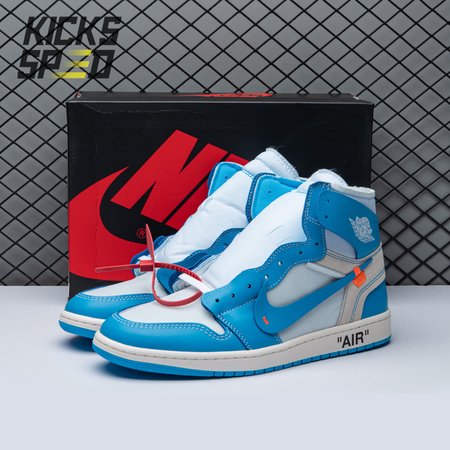 Off-White x Air Jordan 1 Retro High OG 'UNC' Size 36-47.5