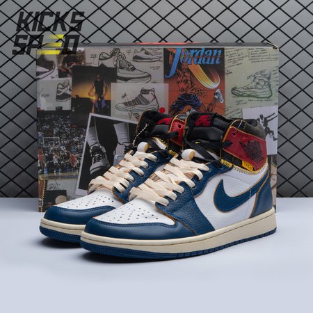 Jordan 1 Retro High Union Los Angeles Blue Toe Size 40-47.5