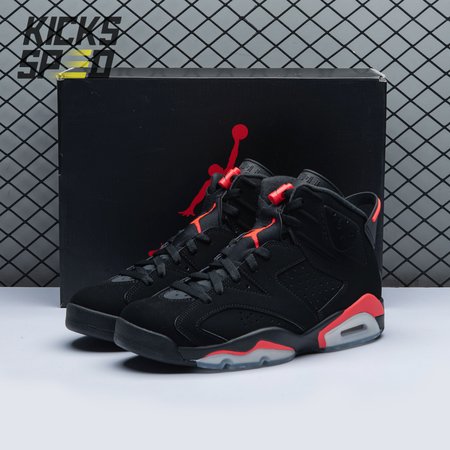 Jordan 6 Retro Black 'Infrared' 384664 060 Size 40-47.5