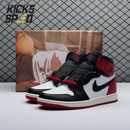 Jordan 1 Retro High OG 'Black Toe Reimagined' DZ5485 106 Size 36-47.5