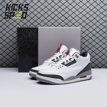 Jordan 3 Retro Cement Grey CT8532-106 Size 36-47.5